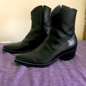 Handmade Ankle Cowboy Bootie